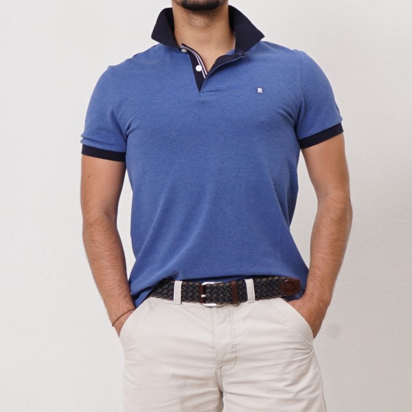 piquet polo shirt (premium) w/ applications