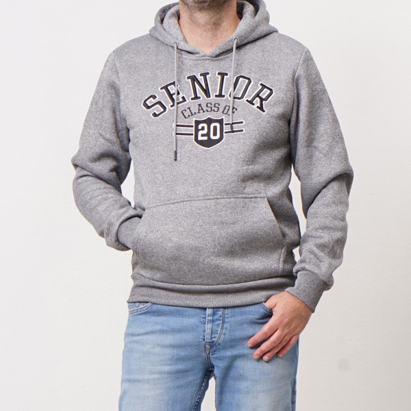 hoodie with embroidered print