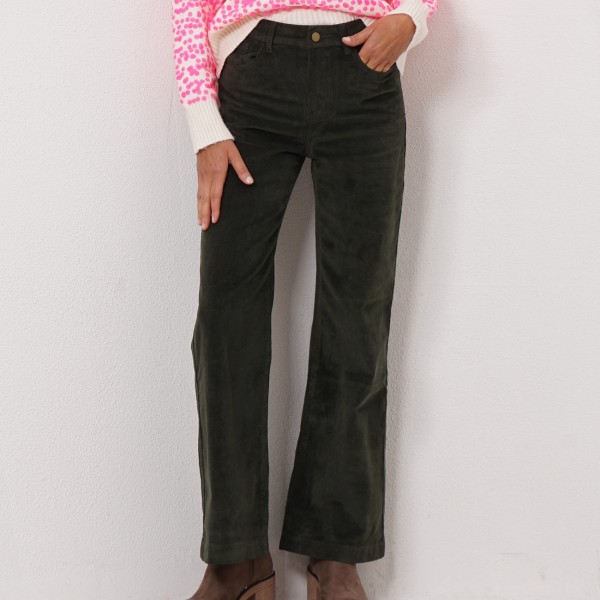 eco-leather pants with elastane