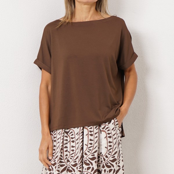 Viscose blouse with elastane