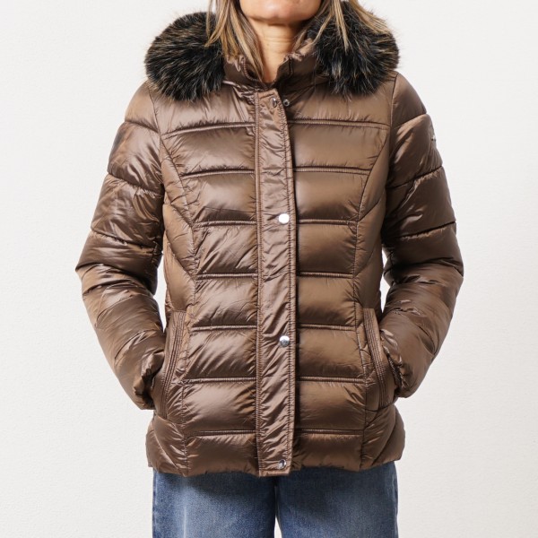 Padded jacket with hood