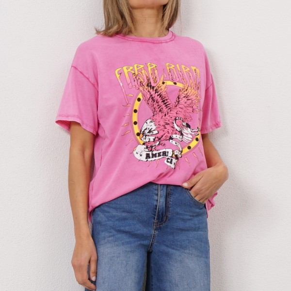 vintage cotton t-shirt with print