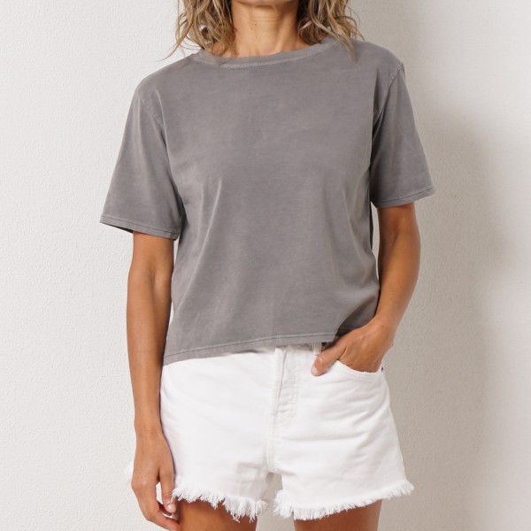 vintage tshirt in cotton with elastane