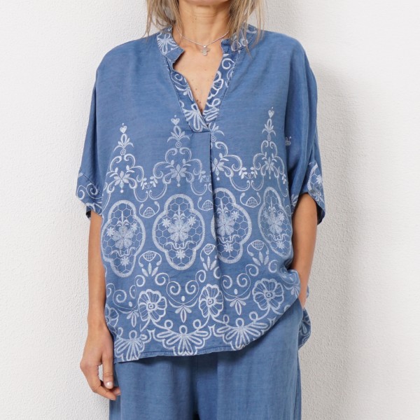 laser printed blouse