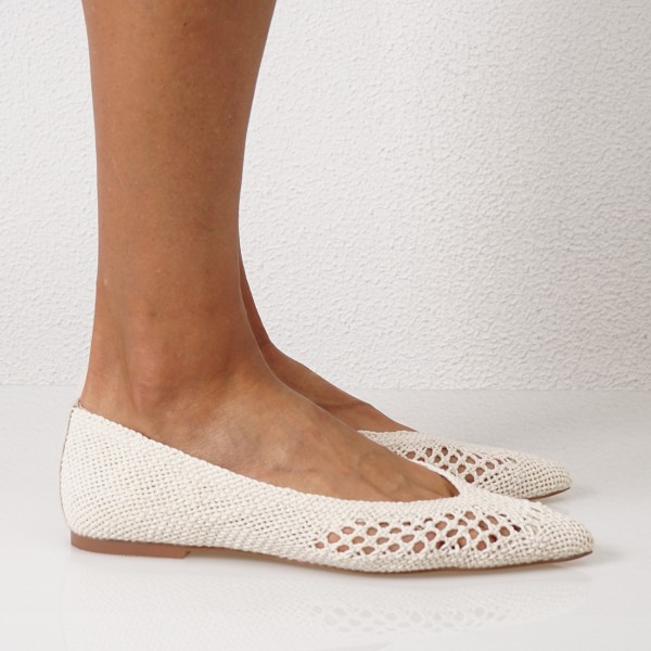 ballet flats (braided)