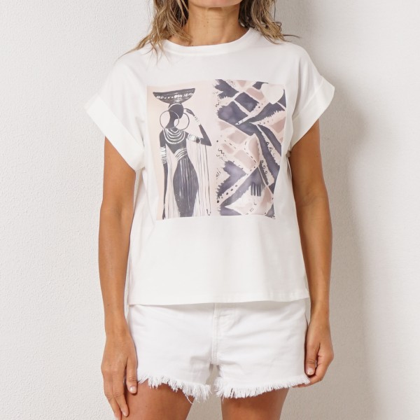 t shirt with/ print