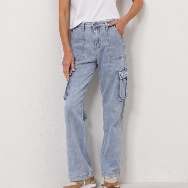 vintage jeans with side pockets