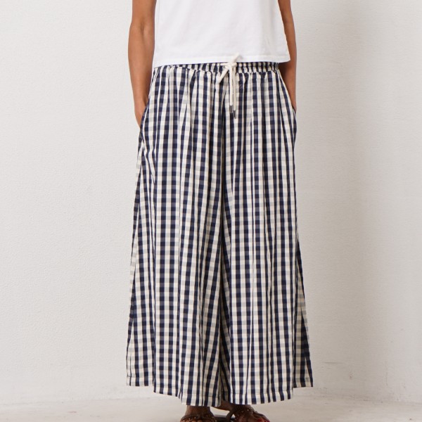 pantaloons with rayon (vichy pattern)