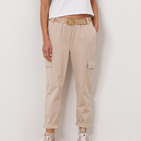 Roma stitch pants with side pocket