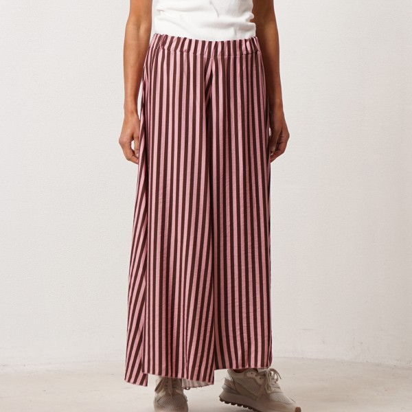 Elephant foot striped pants