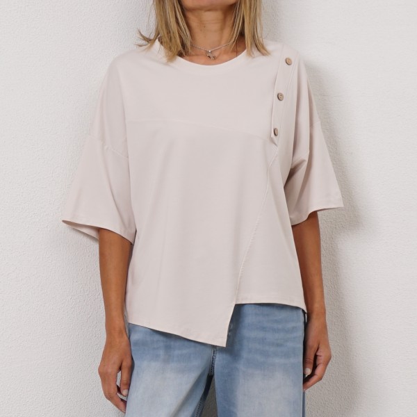 asymmetrical blouse (Ponto Roma)