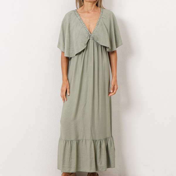 dress with butterfly sleeves