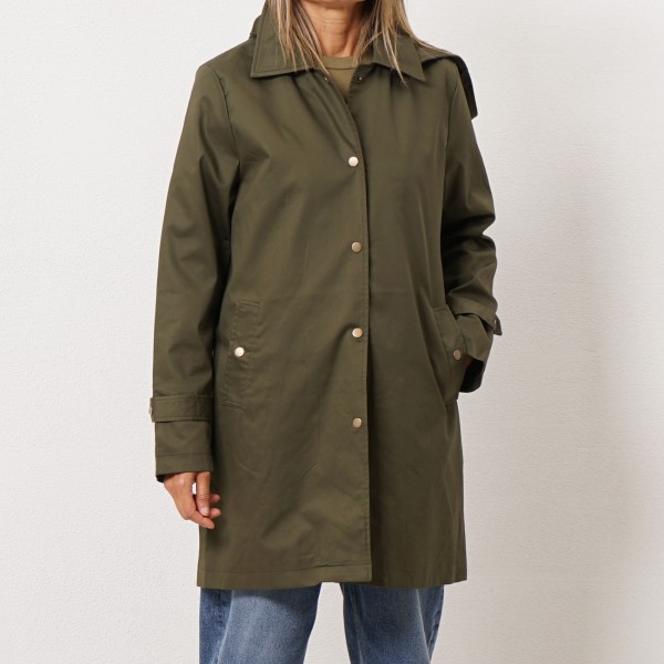 Waterproof parka with hood