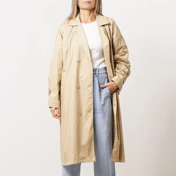 Oversized gabardine in premium cotton fabric