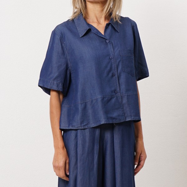 100% Tencel denim blouse