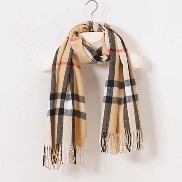 Fringed scarf (soft touch)