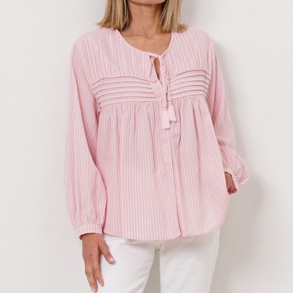 blouse/shirt with ruffles