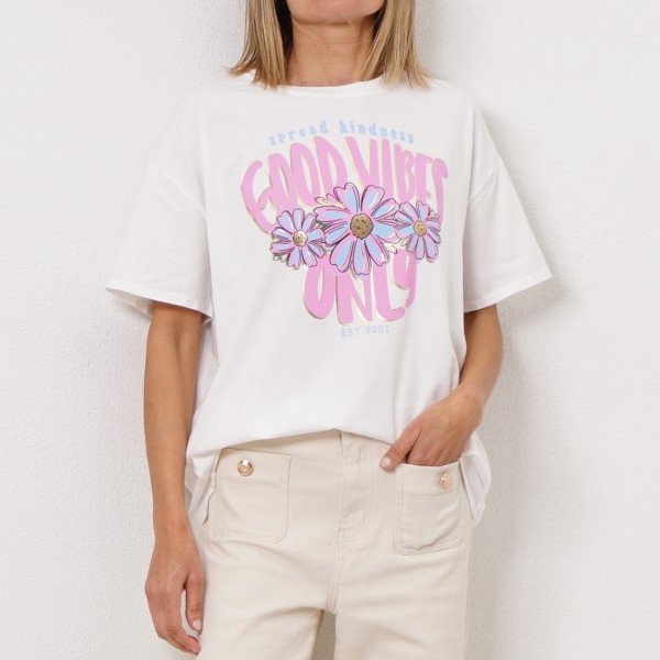 oversize vintage t shirt with print