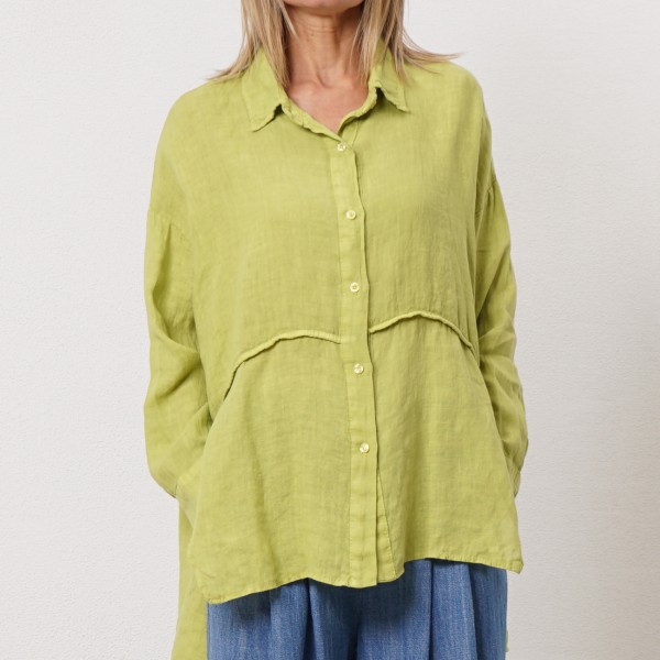 100% linen blouse