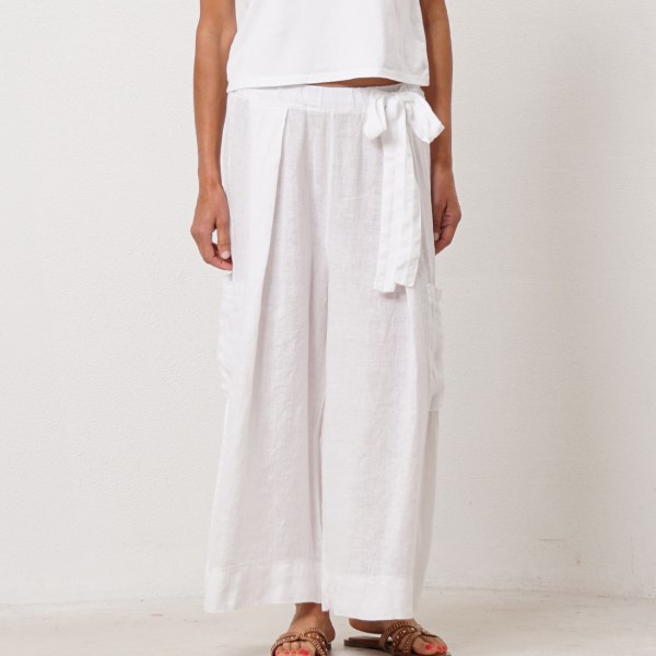 100% linen pants