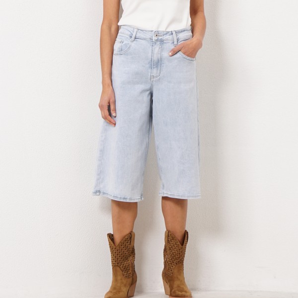 vintage denim bermudas