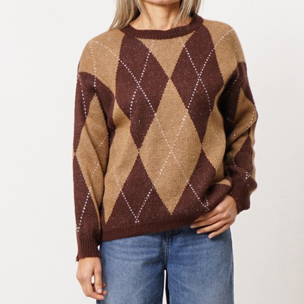 knit sweater with wool (jacquard)