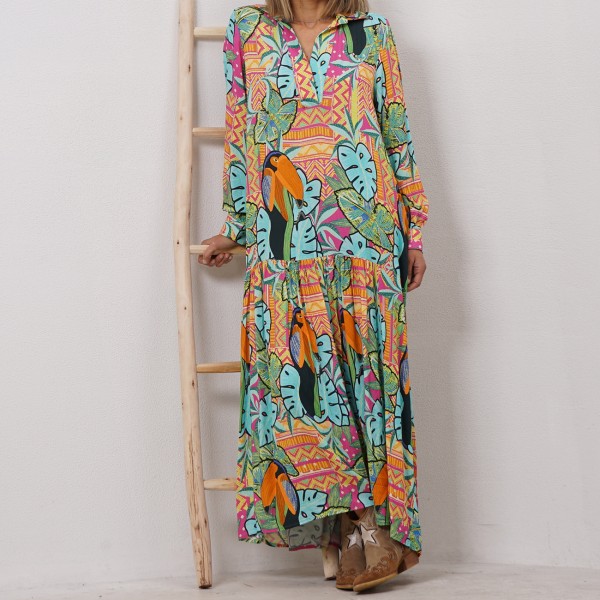 viscose printed dress/shirt