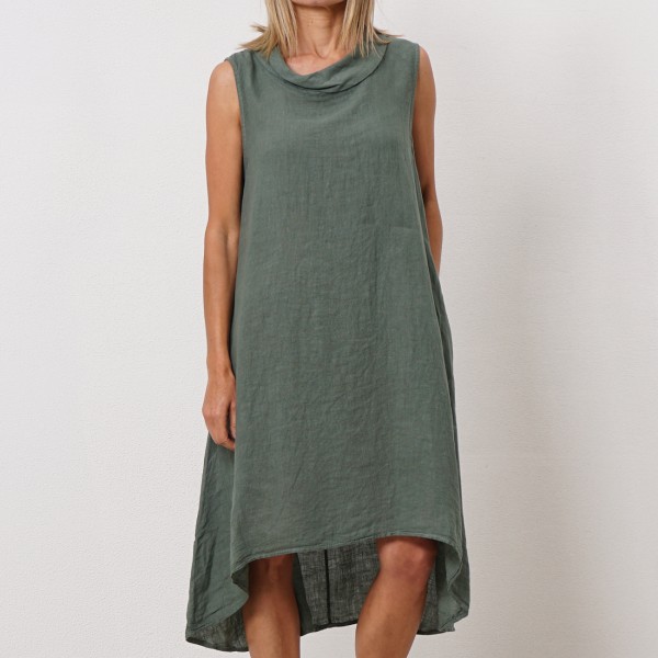 100% linen dress