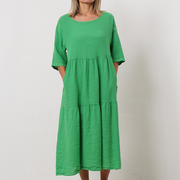 100% linen dress