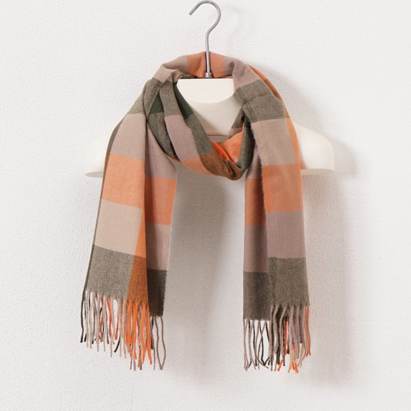 Fringed scarf (soft touch)