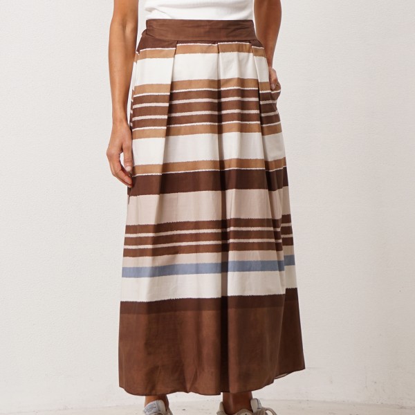 Poplin skirt