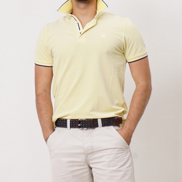 piquet polo shirt (premium) w/ applications