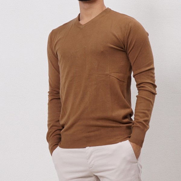 knitted beak pullover with spandex