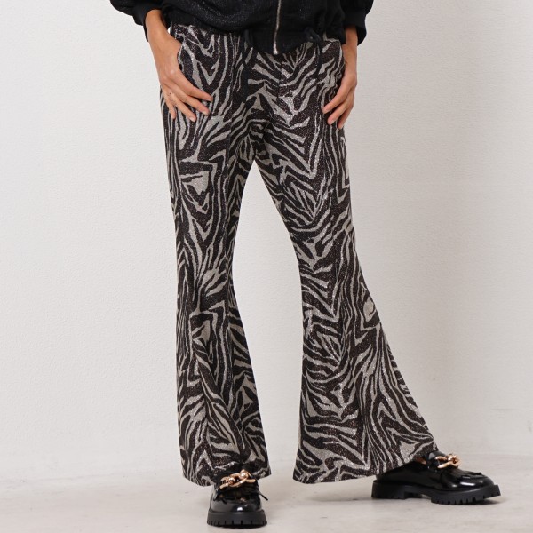 bell bottom pants w/ lurex