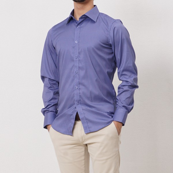 plain faux shirt (herringbone)