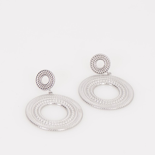 earrings in stainless steel (surgical steel) without nickel