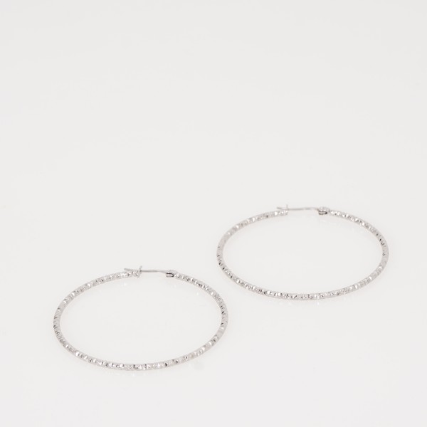 earrings in stainless steel (surgical steel) without nickel