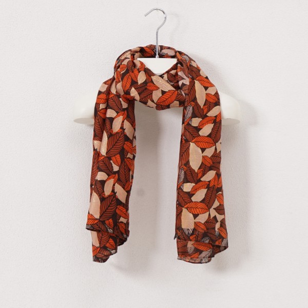 viscose scarf with lurex