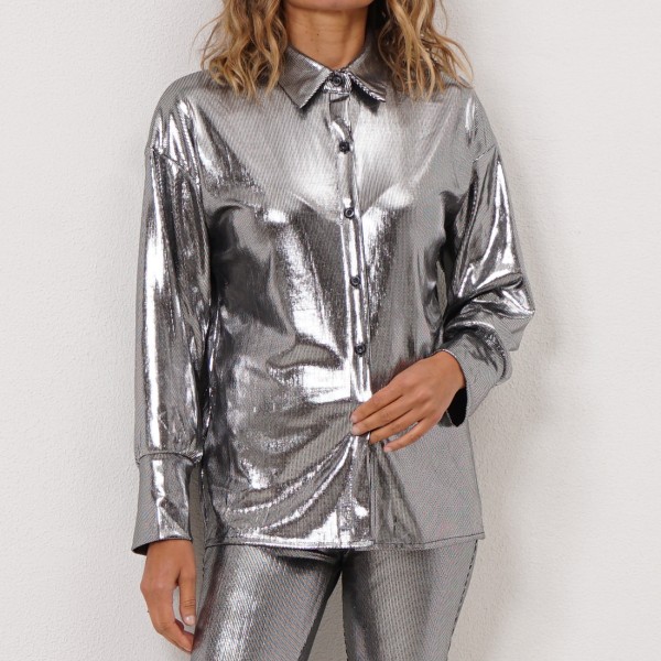 blouse (metallic shine)