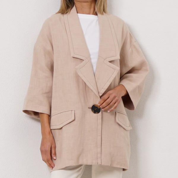 oversize lined coat