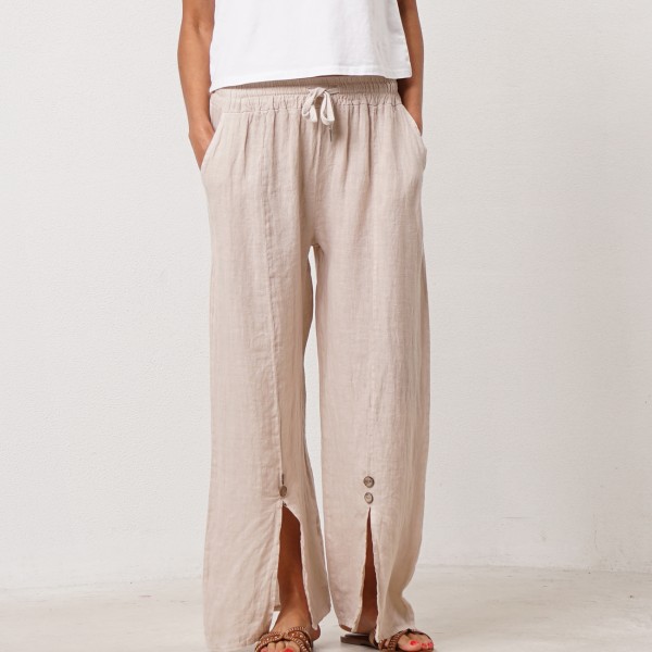 100% linen pantaloons