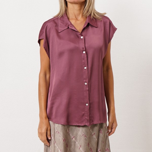 satin blouse (rayon + viscose)