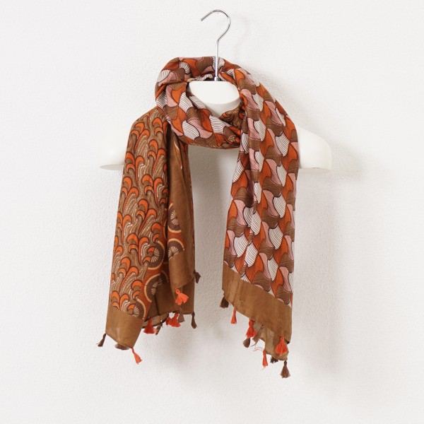 viscose/cotton scarf