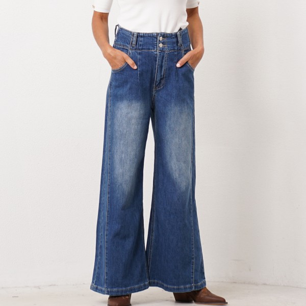 vintage denim pantaloons (premium)