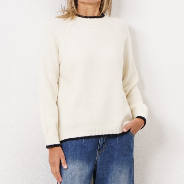 knit sweater with wool