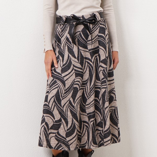 printed skirt (mesh by the meter)