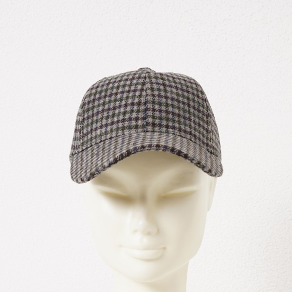 checkered cap