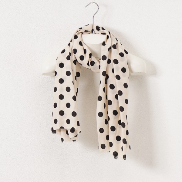 Viscose and wool scarf