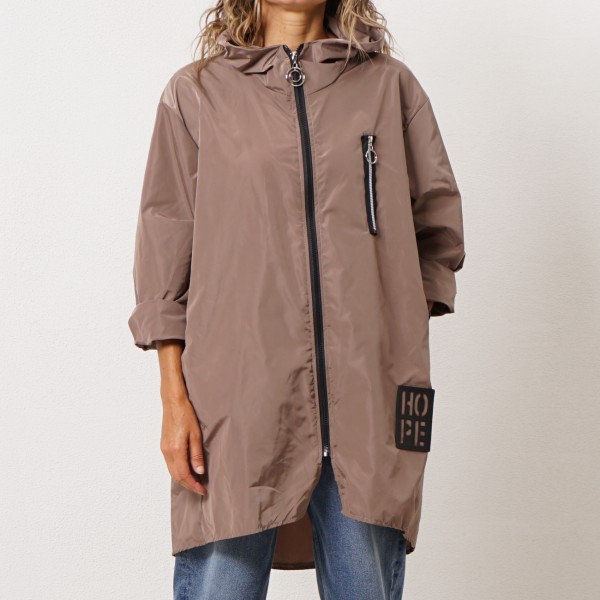 Waterproof parka with hood