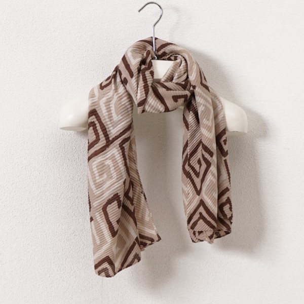 Pleated scarf (soft touch)